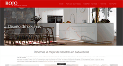 Desktop Screenshot of cocinasrojo.com